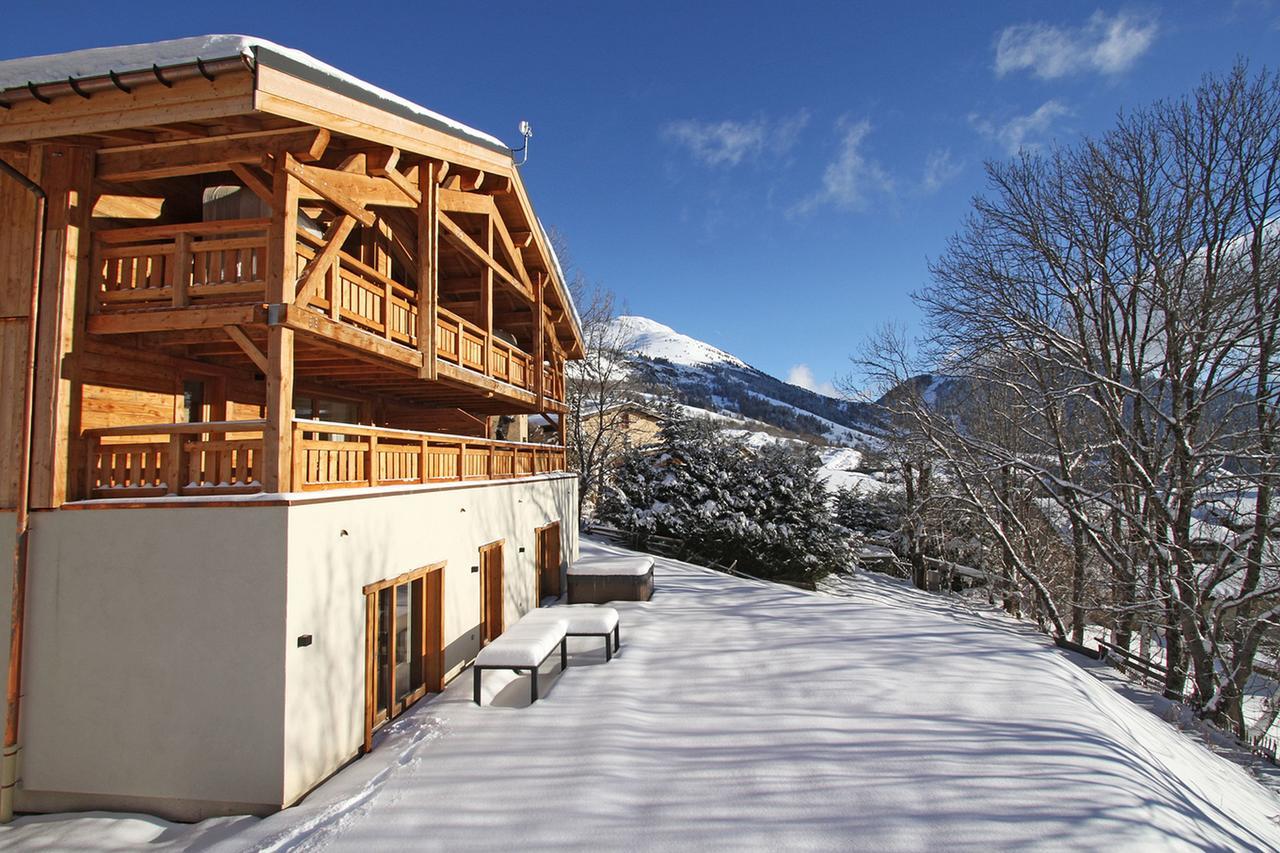 Вілла Odalys Chalet Nuance De Blanc Alpe d'Huez Екстер'єр фото